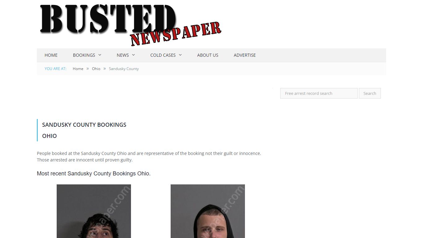 Sandusky County, OH Mugshots - BUSTEDNEWSPAPER.COM
